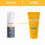 Lait solaire minéral SPF50 - Parfum Monoï