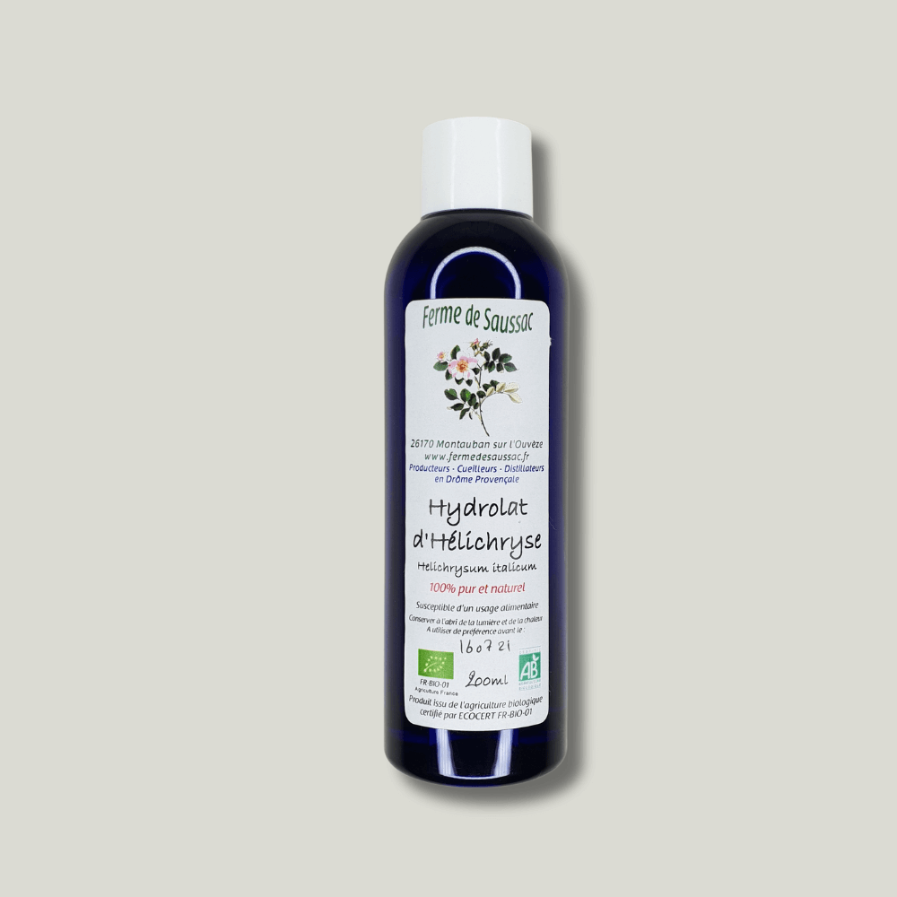 Hydrolat d'Hlichryse italienne bio - Ferme de Saussac - Mademoiselle Biloba