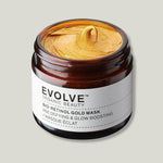 pack shot masque visage gold au bio-retinol evolve beauty