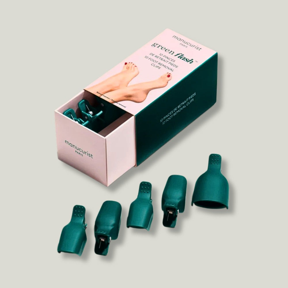 lot de 10 pinces de retrait vernis manucurist