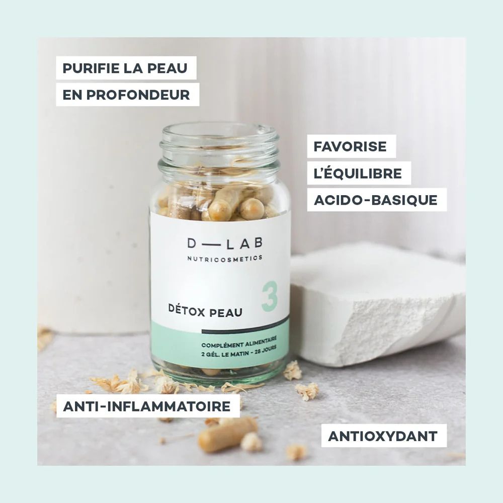 effets de la cure détox peau d-lab