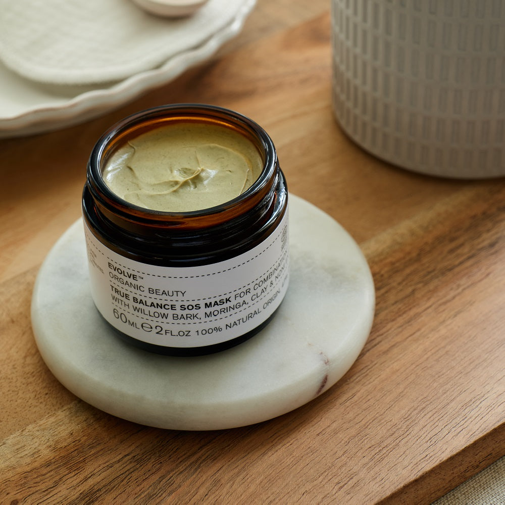 pot ouvert true balance masque evolve beauty