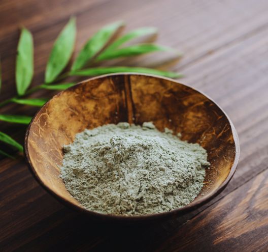 l'argile verte comme actif contre les imperfections