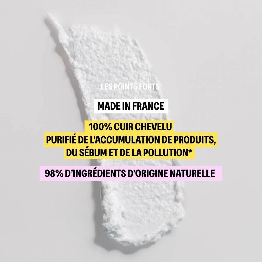 points forts du gommage cuir chevelu au sel cut by fred