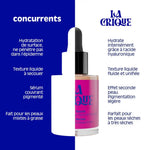 comparaison concurrence du sérum teinté hydratant la crique
