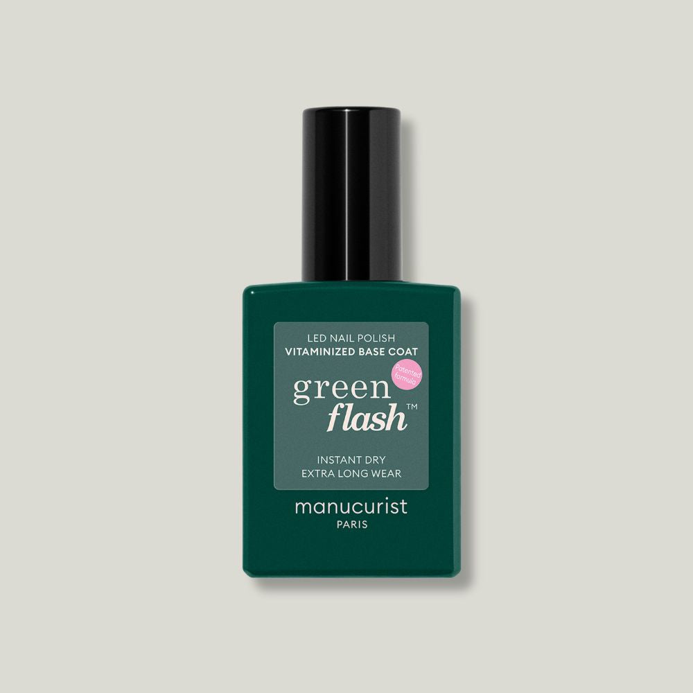 base coat vitaminée Green Flash pour vernis semi permanent Manucurist