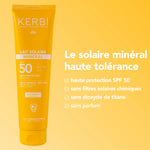 avantage de la crème solaire kerbi bébé, enfant et adulte 
