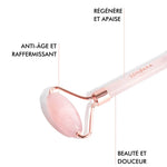 bienfaits du roller quartz rose sentara