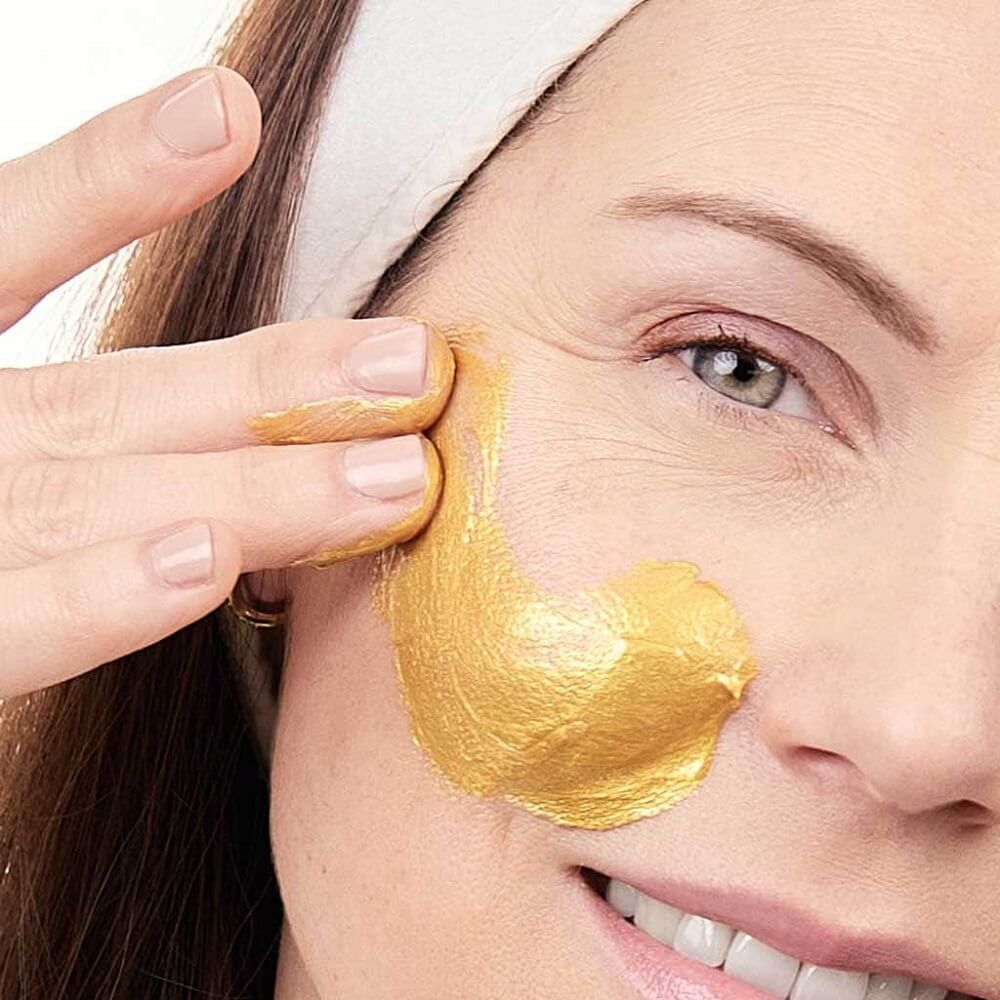 bio retinol gold mask application evolve sur le visage