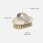 composition brosse de massage