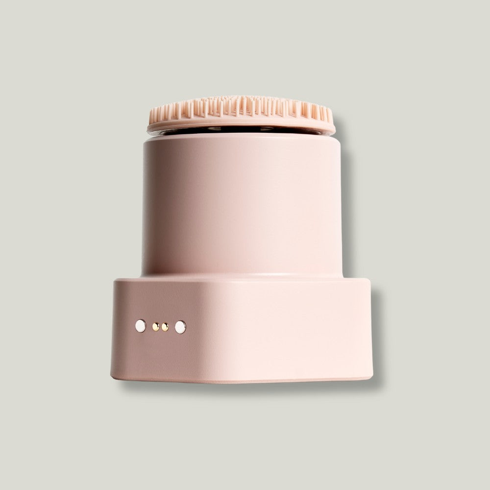 Brosse nettoyante et drainante visage visage L1 rose Lauvée Paris