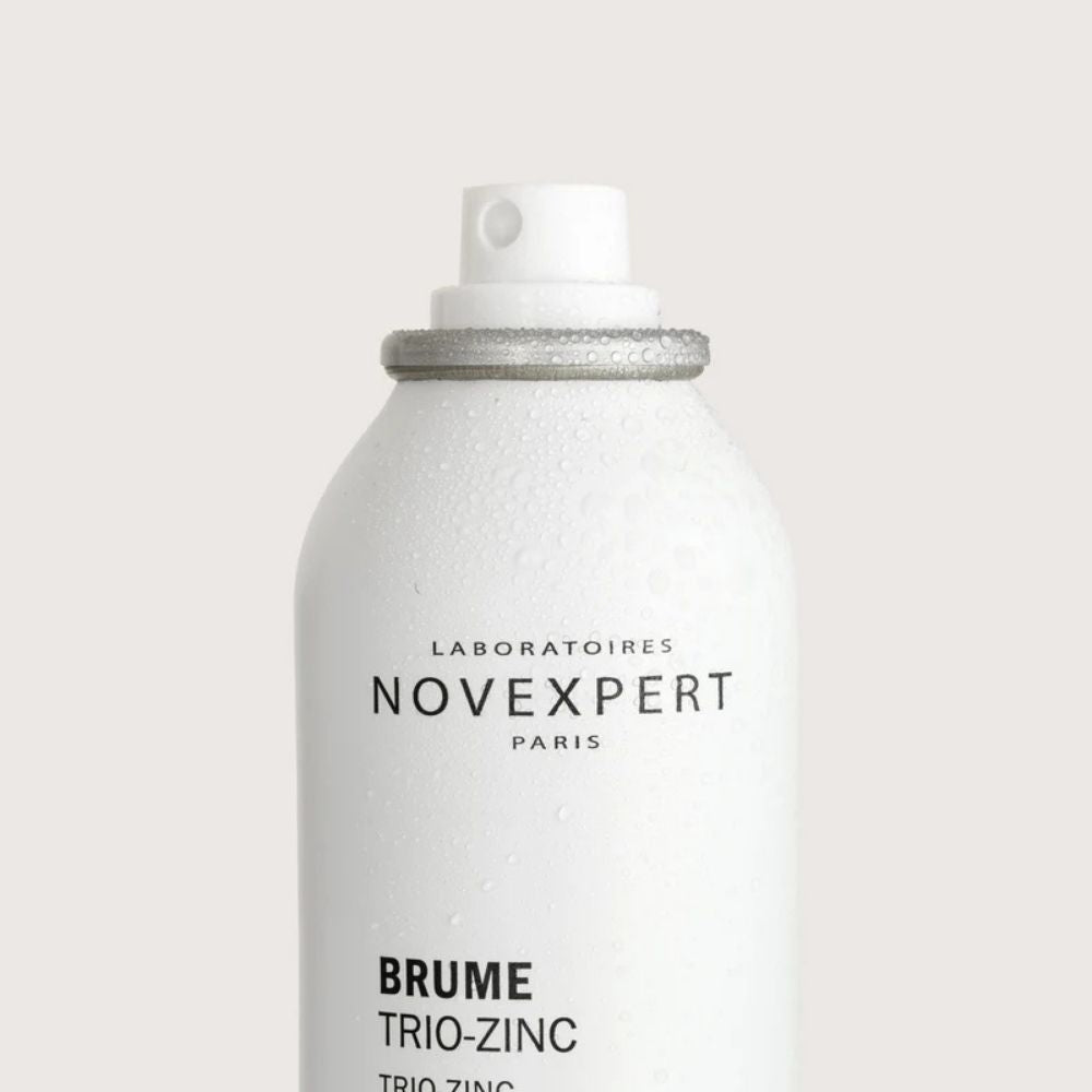 Zoom sur l'embout de la brume trio-zinc Novexpert