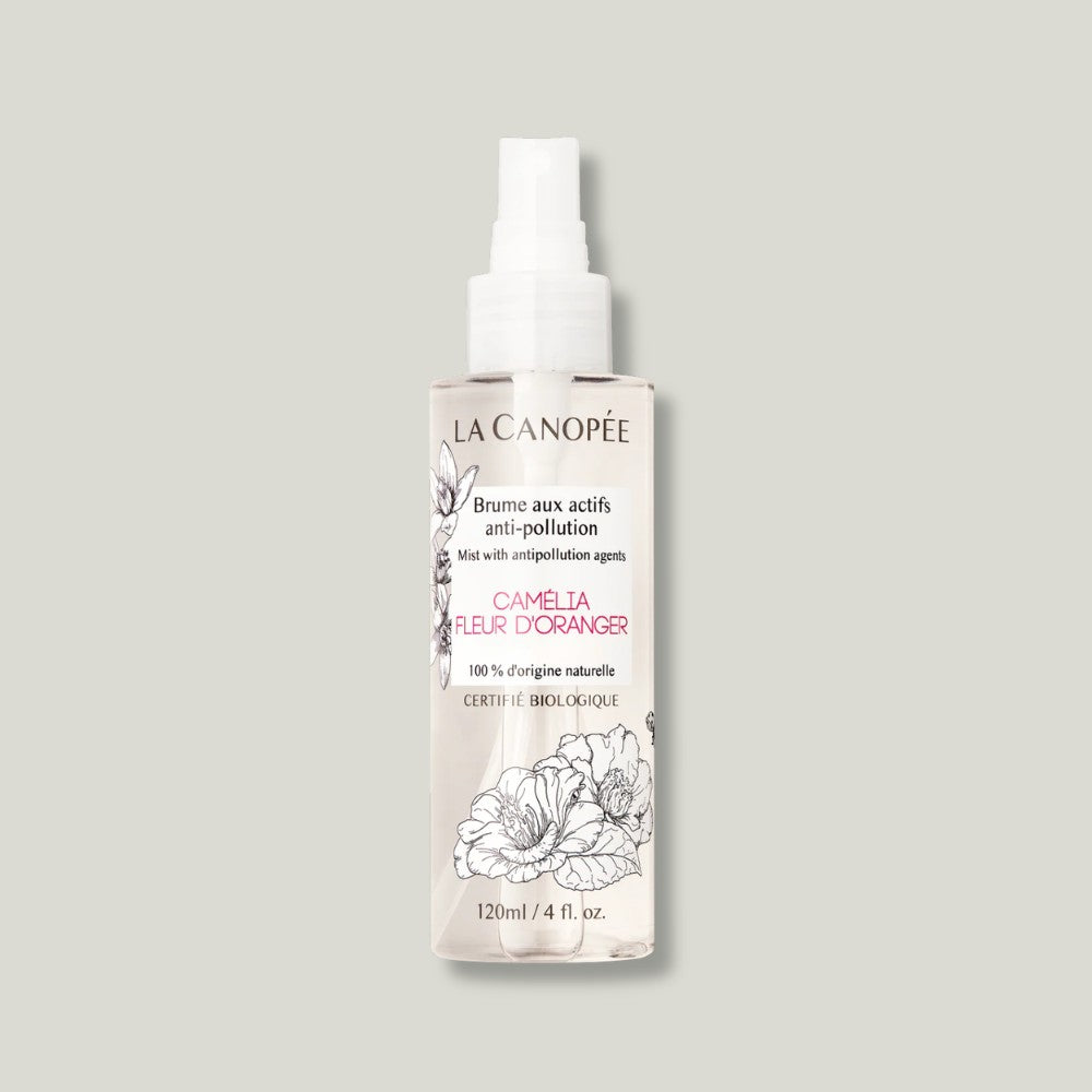 Brume actifs anti pollution La Canopee camélia et fleur d'oranger