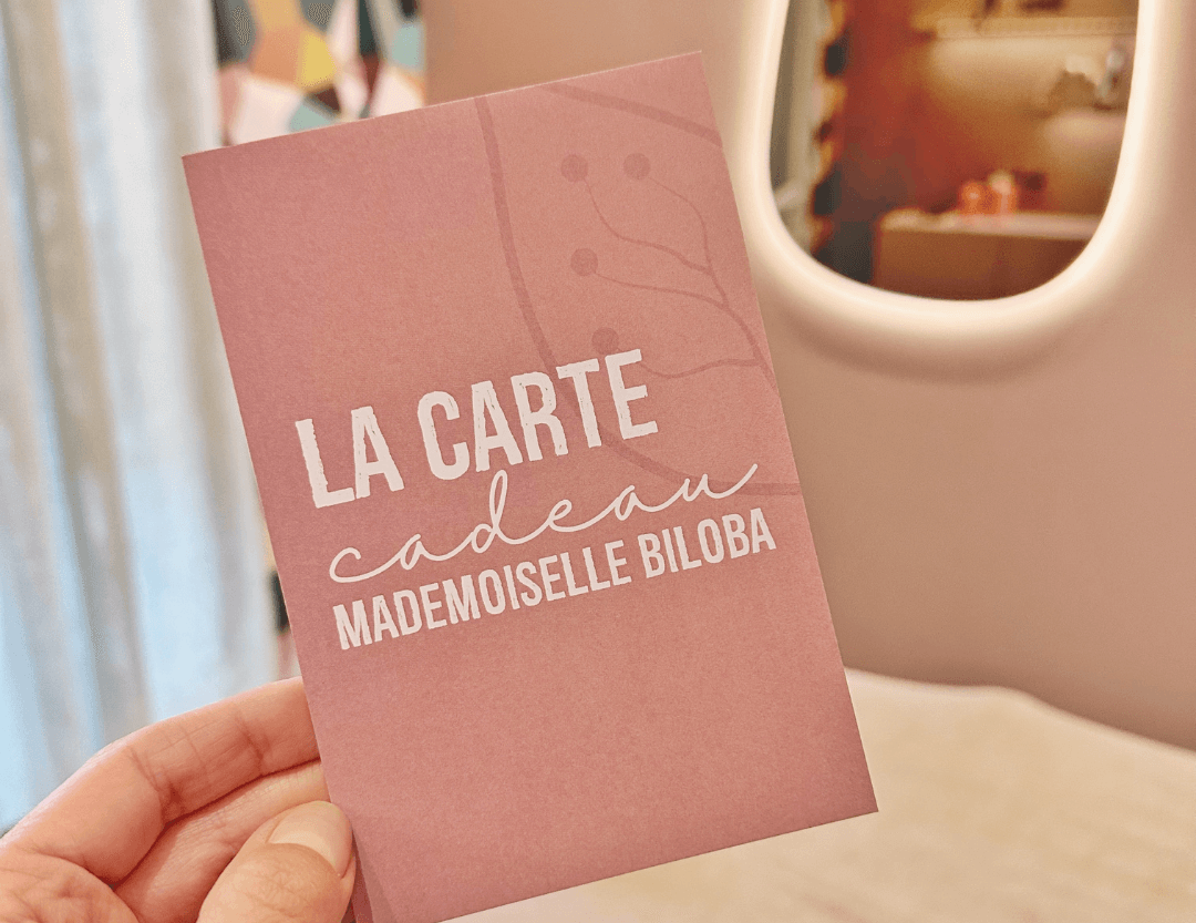 carte cadeau mademoiselle biloba