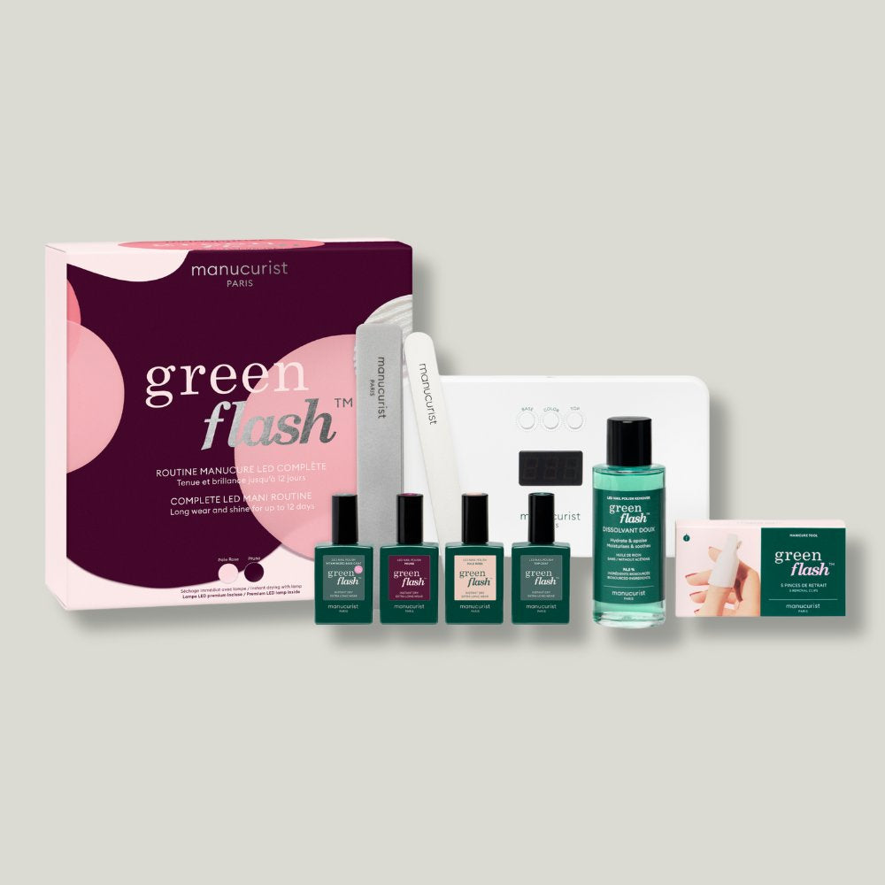 coffret de noël vernis semi permanent Manucurist Green Flash