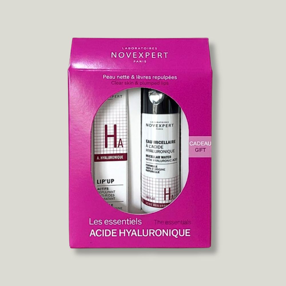 coffret novexpert avec lip'up et eau micellaire