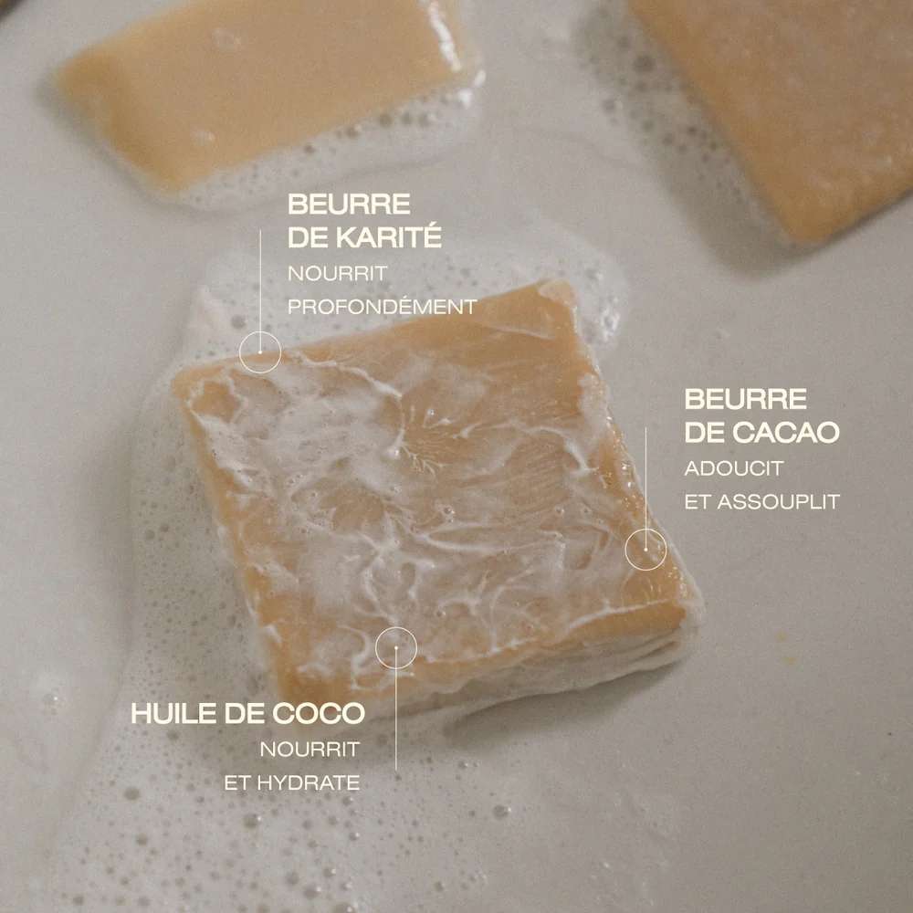 Composition des savons crémeux Refeel Naturals