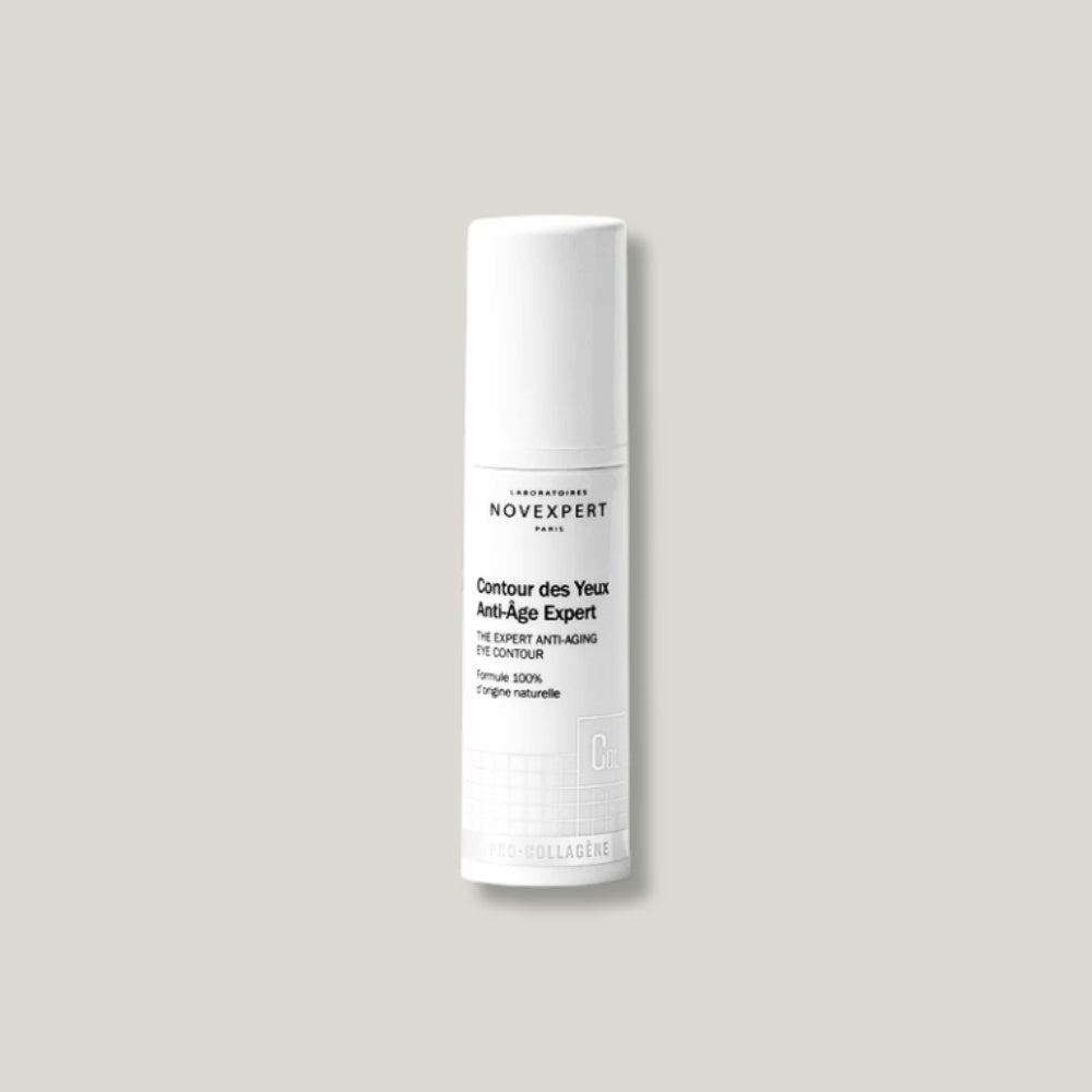 Le contour des yeux anti-âge expert de Novexpert stimule le collagène