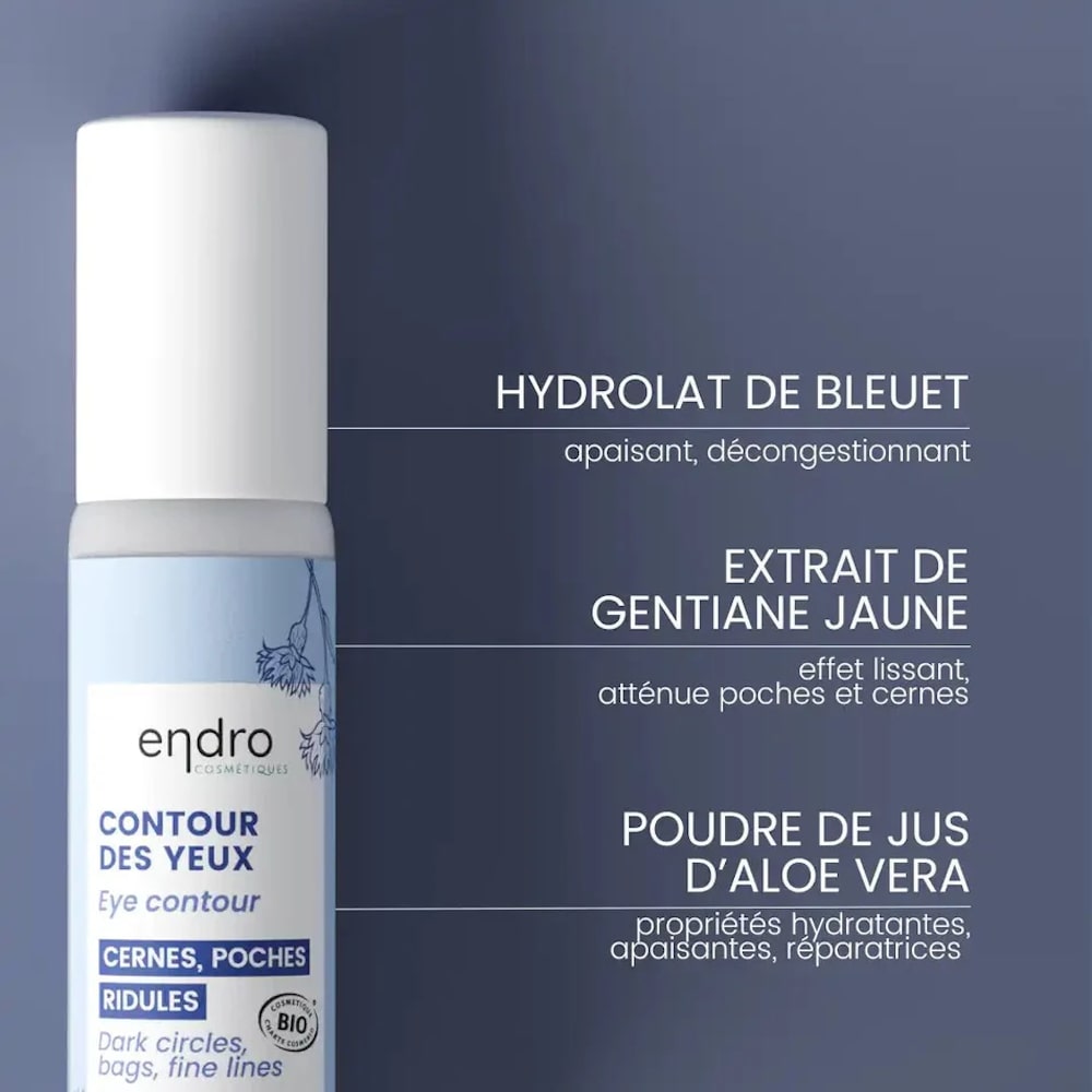 Les ingrédients phares du Contour des yeux Endro