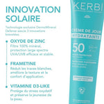 Ingrédients de la Crème de jour hydratante SPF50 KERBI