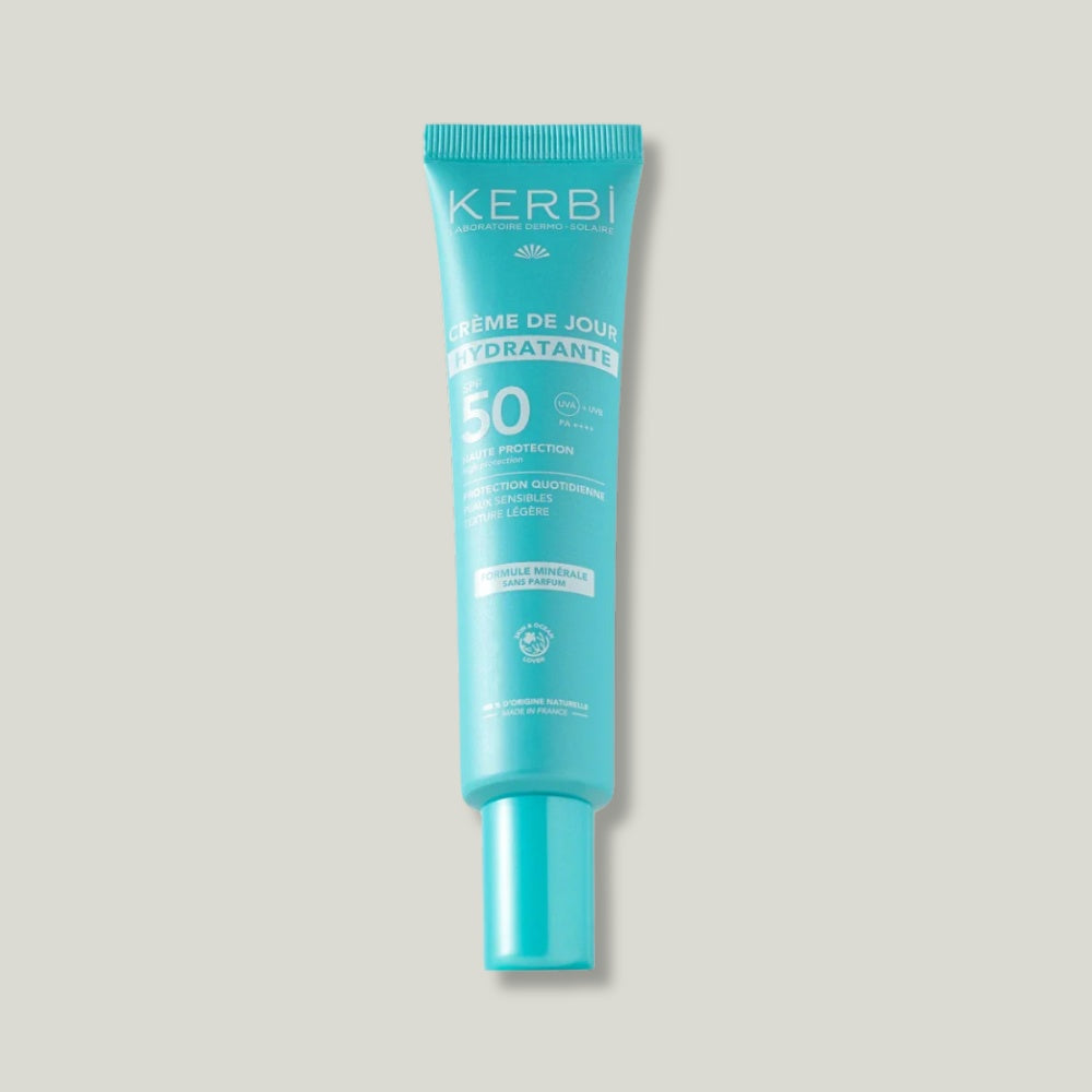 crème visage de jour solaire hydratante SPF50 packaging 