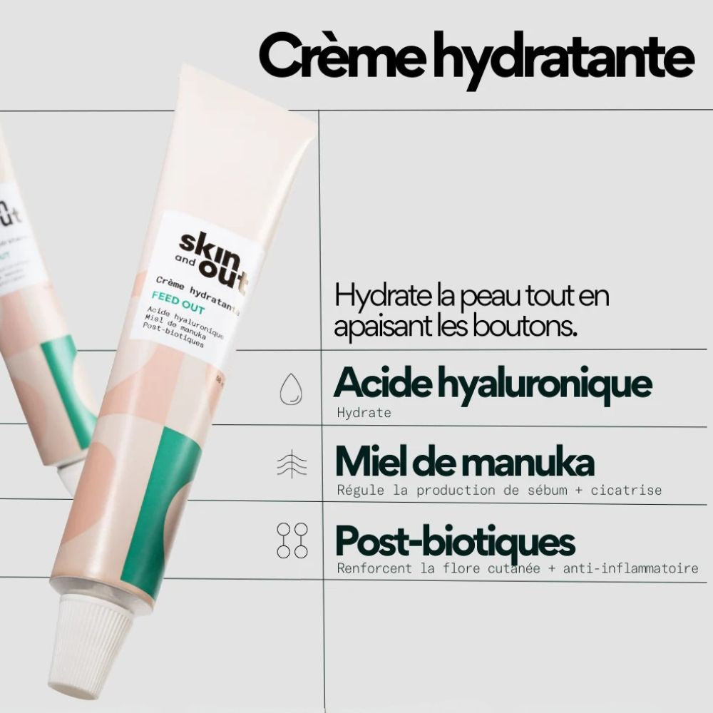 Bénéfices Crème hydratante Skin & Out