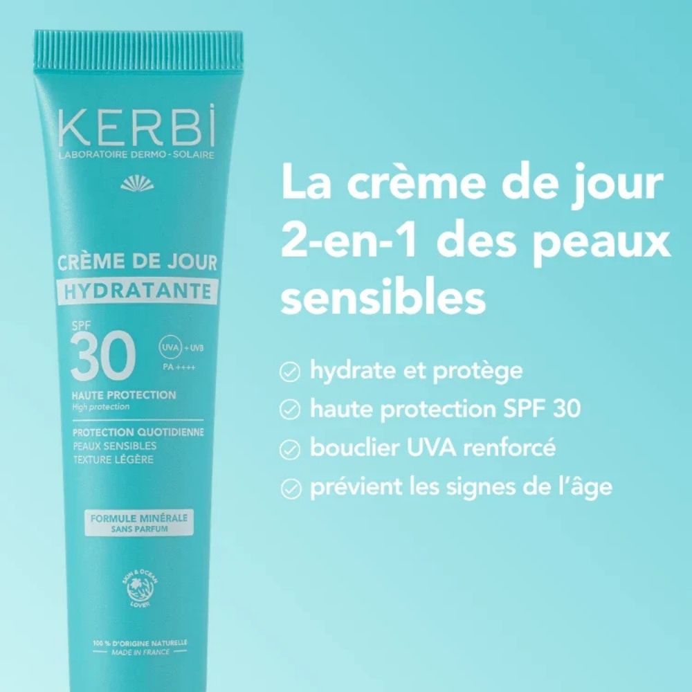 Claims Kerbi crème hydratante SPF30