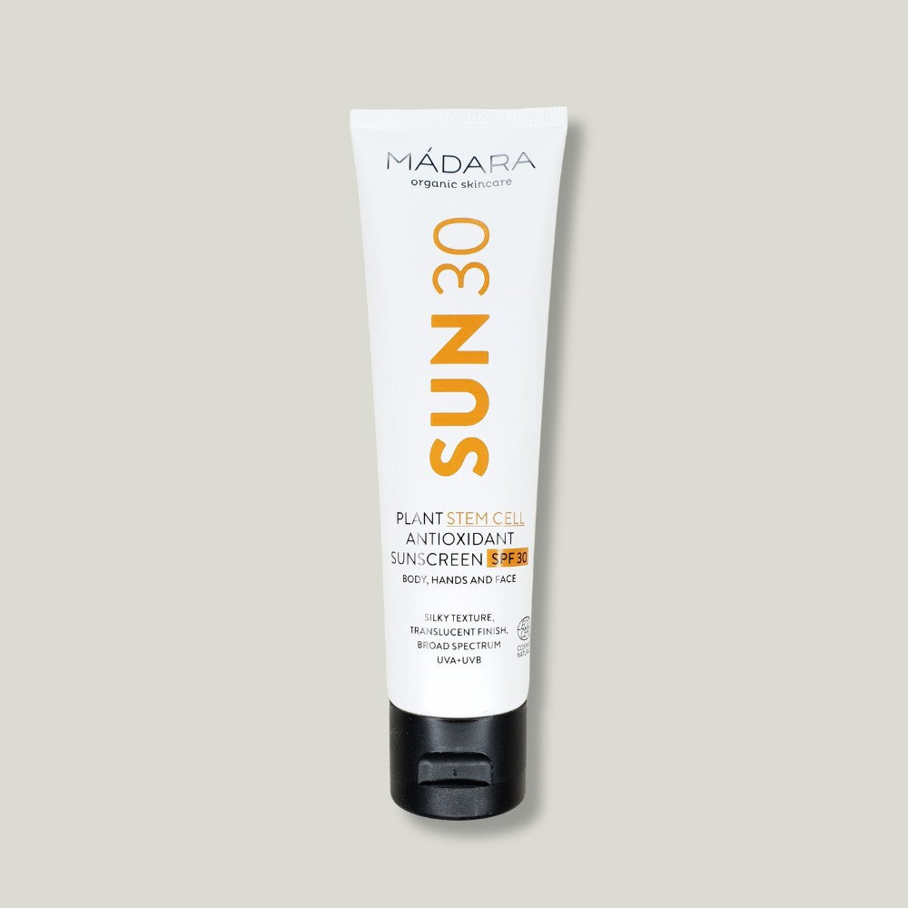 pack shot creme solaire corps spf30 antioxydante madara