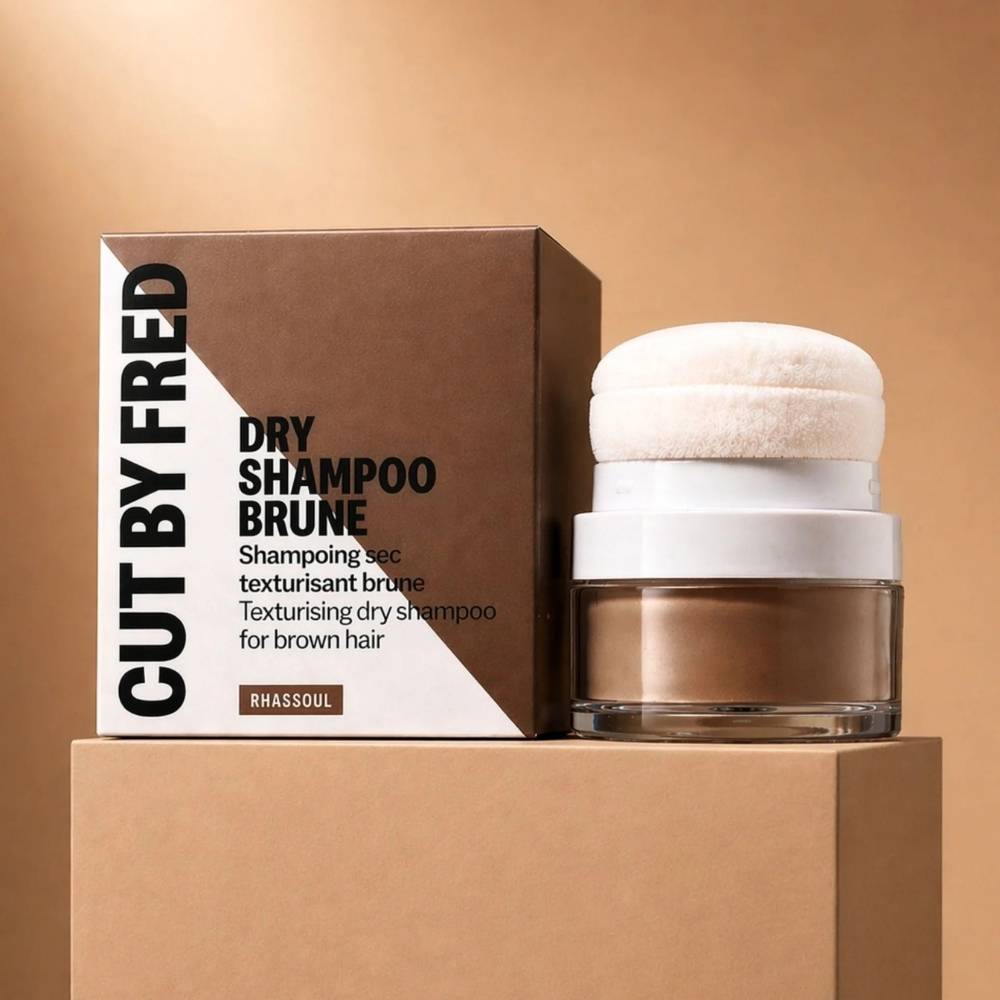 Packaging du Shampoing sec texturisant brune Cut by Fred