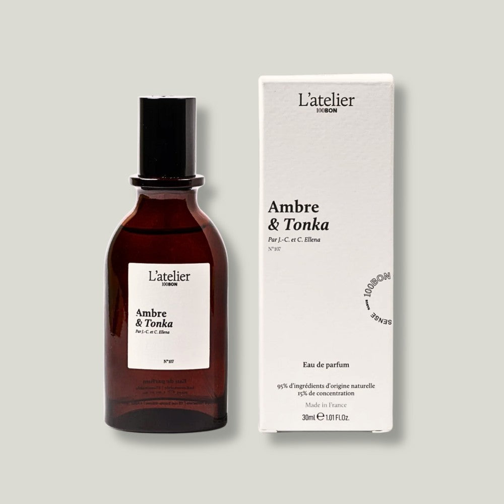 eau de parfum ambre tonka 100 bon gamme l'atelier