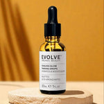 Packaging des Gouttes aubronzantes Evolve Beauty