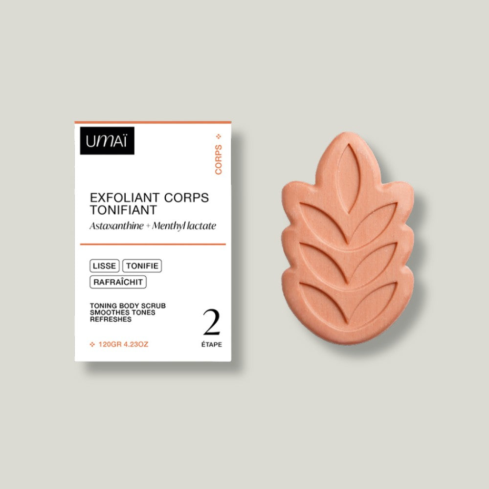 exfoliant corps tonifiant tous types de peaux umai