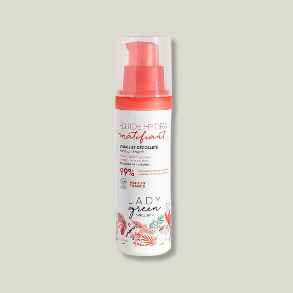 fluide hydra matifiant bio lady green