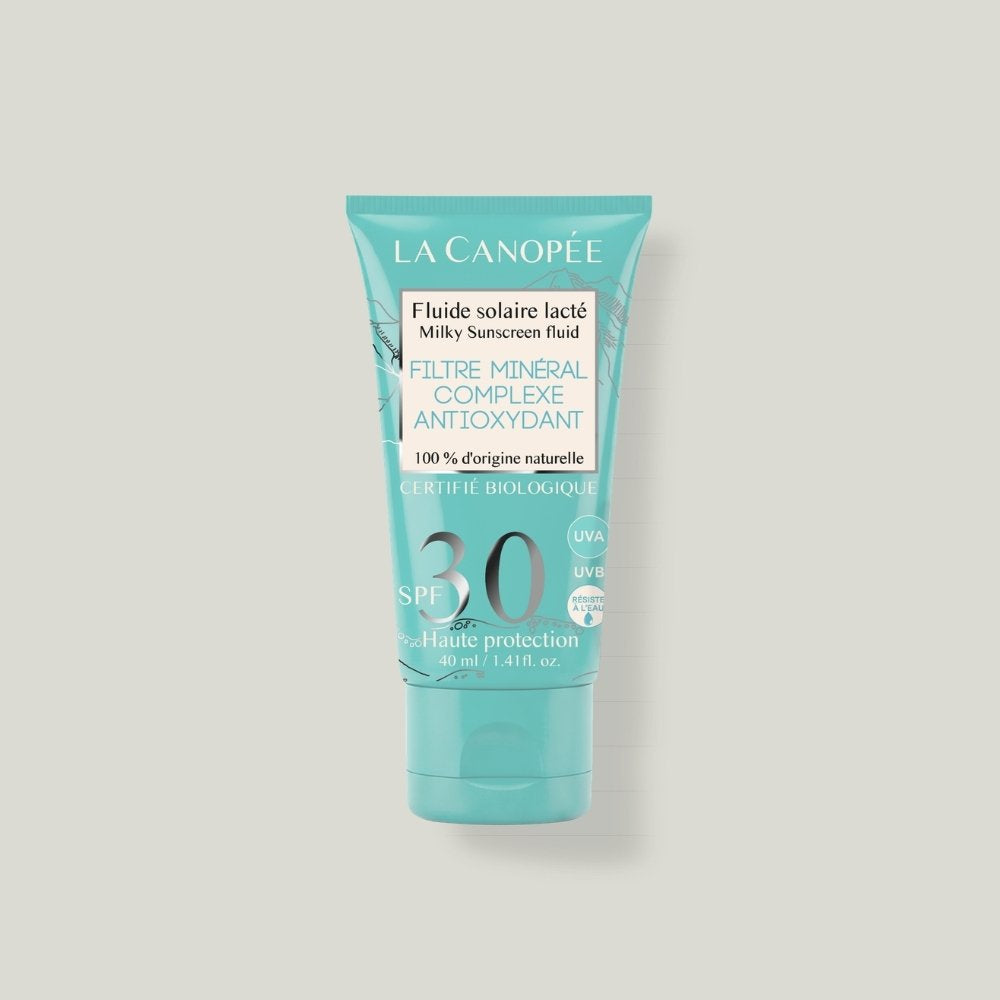 fluide solaire lacté format 40 ml la canopée