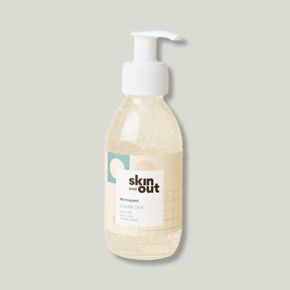 Gel nettoyant Clean OUT de Skin and Out pour le visage anti-imperfections