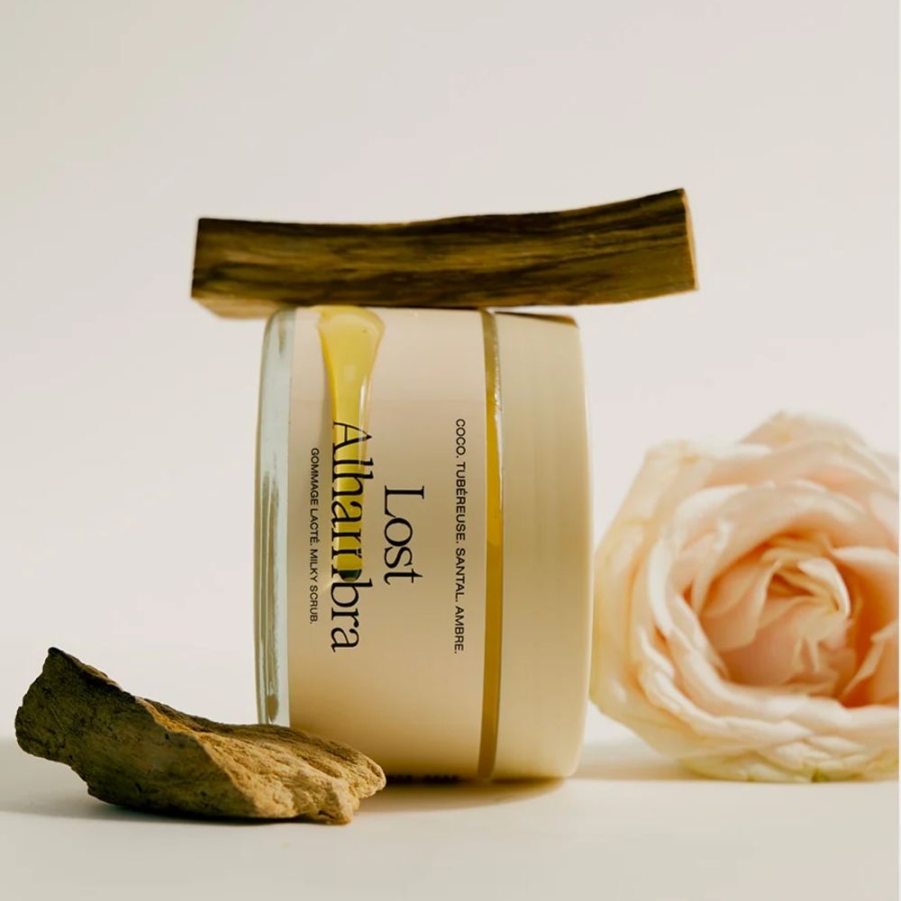 Les ingrédients du gommage lacté Lost Alhambra Refeel Naturals