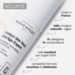 La sécurité du contour des yeux anti-âge de Novexpert
