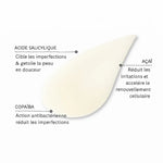 principes actifs du sérum à l'acide salicylique Evolve 