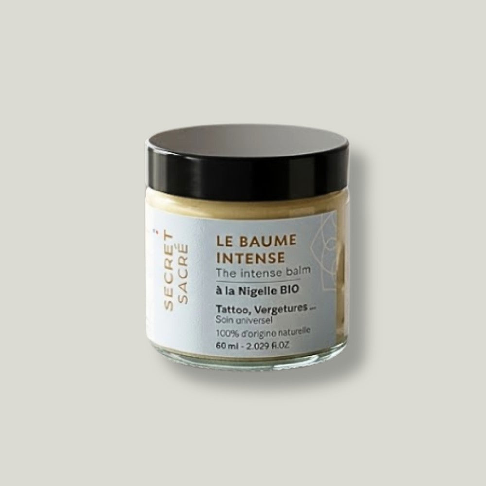pack shot baume intense a la nigelle bio secret sacre