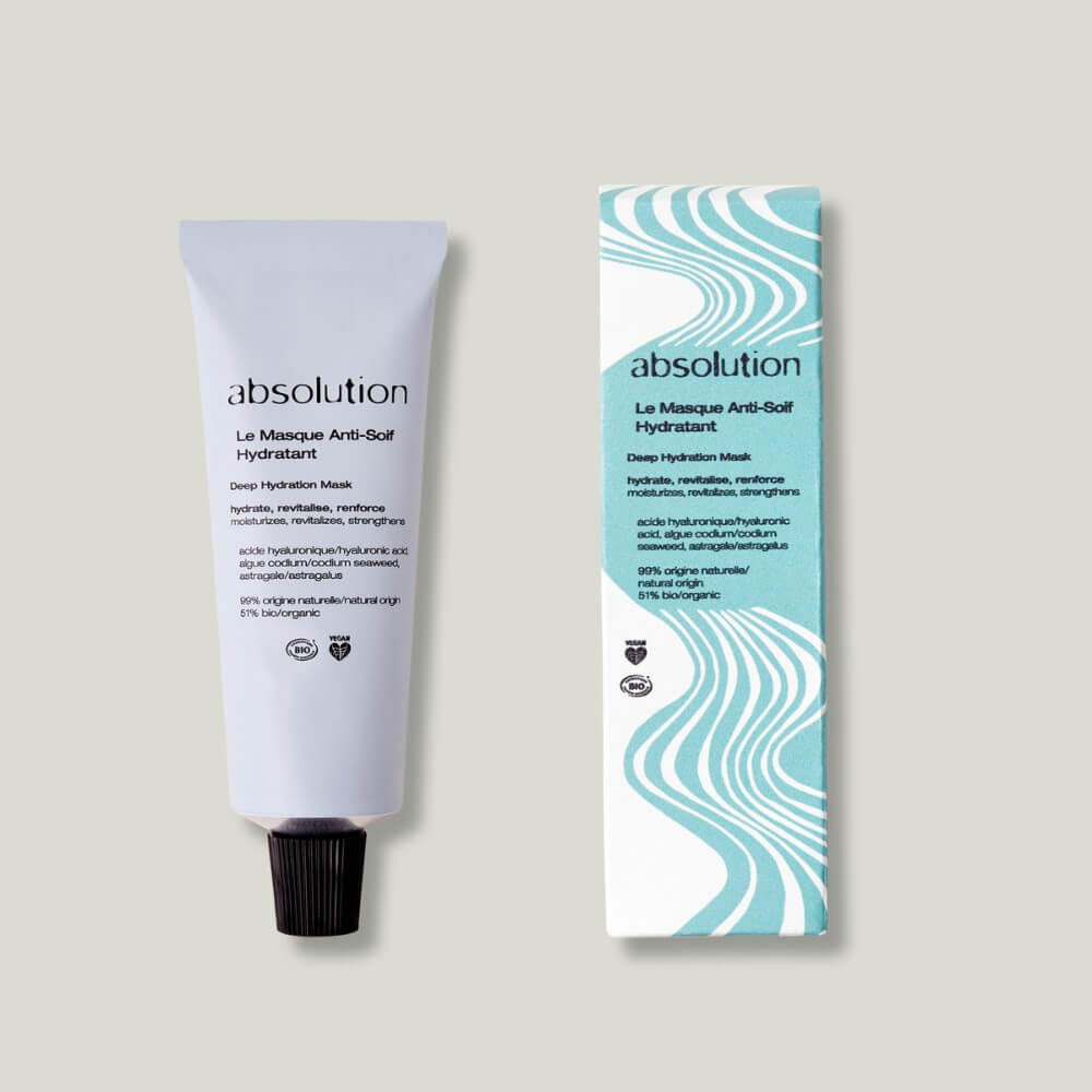 masque visage hydratant anti-soif Absolution