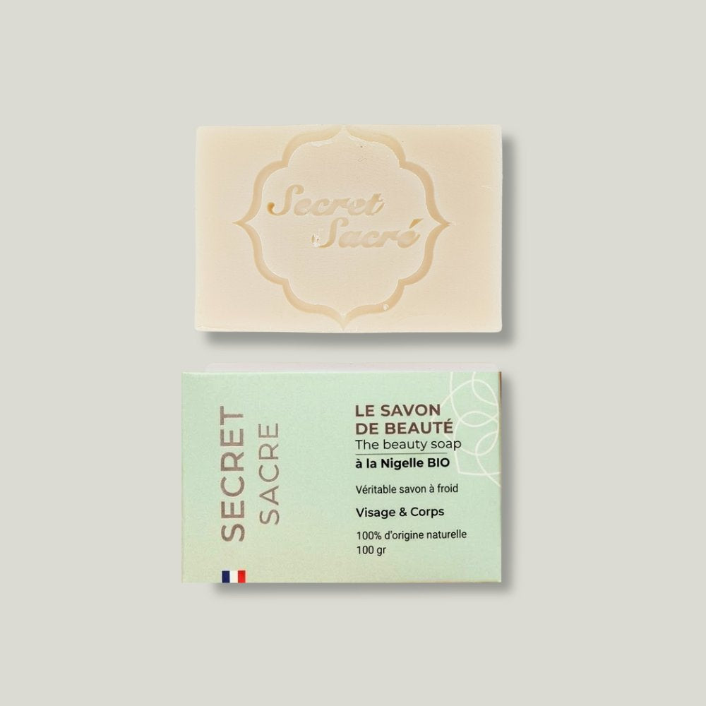 pack shot savon de soin riche a la nigelle secret sacre