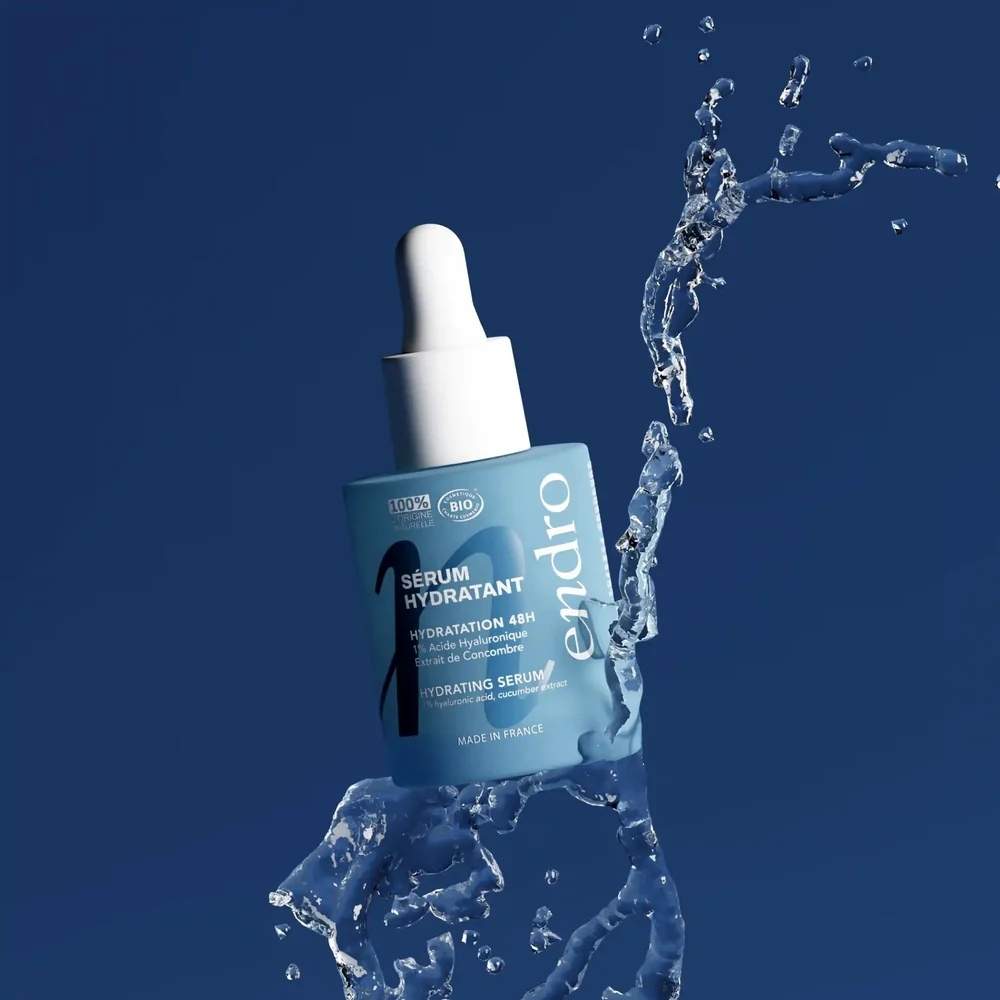texture sérum et gel aqueux serum hydratant endro