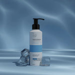 Visuel du flacon-pompe de la lotion hydratante Clémence et Vivien à l'acide hyaluronique et extrait d'avoine