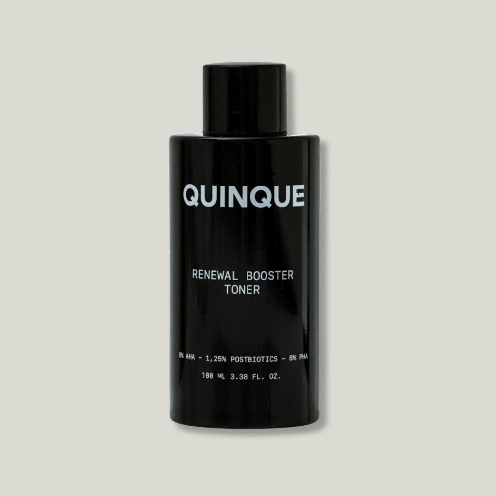 La lotion exfoliante Renewal Booster de Quinque