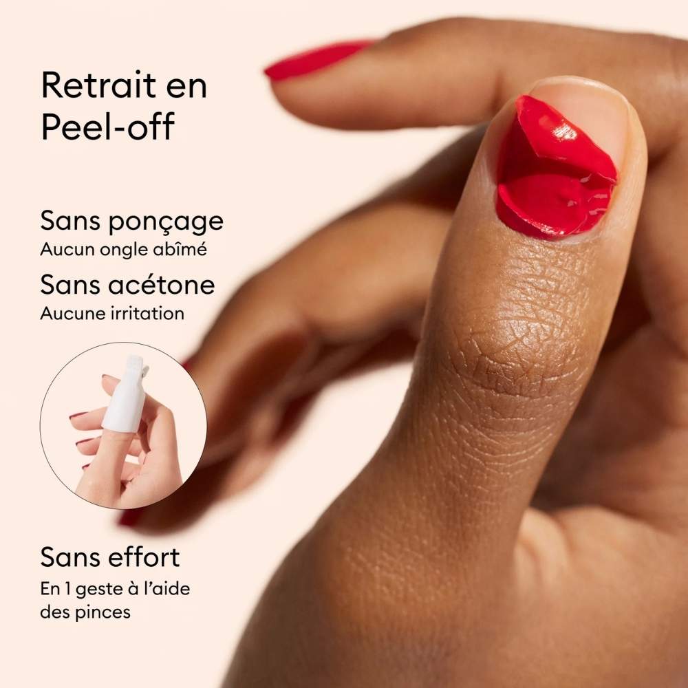 Retrait du Vernis Manucurist Top Coat Xtrem Flash pour vernis semi-permanent
