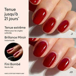 Tenue du Vernis Manucurist Top Coat Xtrem Flash pour vernis semi-permanent