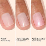 Application du Vernis Active Plump Manucurist