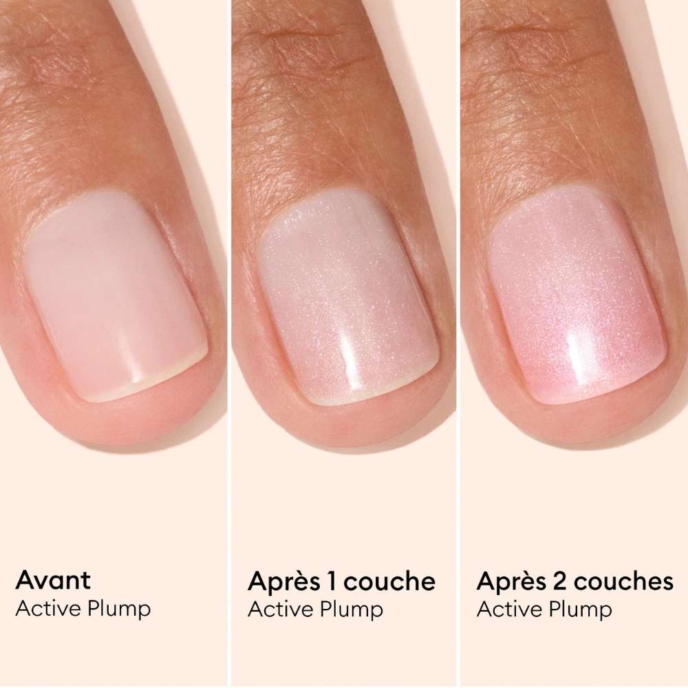 Application du Vernis Active Plump Manucurist