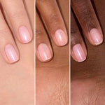 rendu sur différentes carnations (peau claire, mate et foncée) du Vernis Active Plump Manucurist