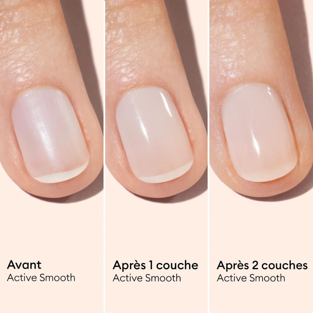 Application vernis active smooth manucurist